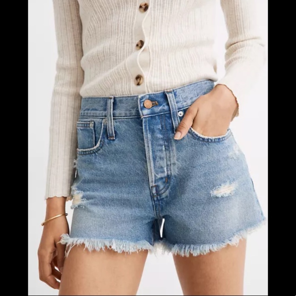 Madewell relaxed denim shorts